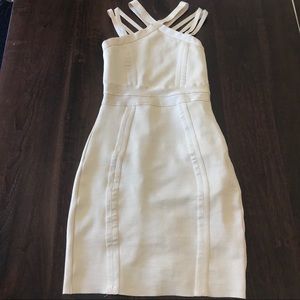 ANGL - Gold Bodycon Dress - Medium